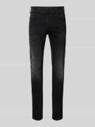 Slim fit jeans in used-look, model 'ANBASS'