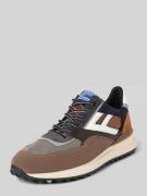 Leren sneakers met profielzool, model 'Noppi'