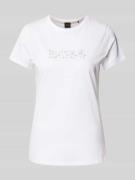 T-shirt met labelprint