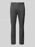 Slim fit broek met riemlussen, model 'MARK'