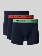 Boxershort met band met label in een set van 3 stuks