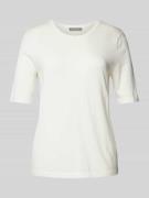 Gebreid shirt met ronde hals