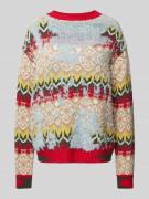 Wollen pullover met all-over motief, model 'HIGHER'