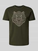 T-shirt met motiefprint