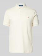 Regular fit poloshirt met labelstitching