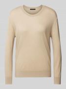 Gebreide pullover met ronde hals