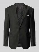 Slim fit 2-knoops colbert van scheerwol, model 'Herby'