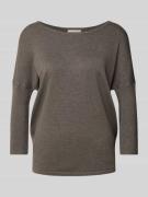 Gebreide pullover met ronde hals, model 'JONE'