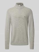 Wollen pullover met opstaande kraag, model 'LAMBSWOOL'