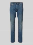 Slim fit jeans met 5-pocketmodel, model 'GLENN'