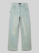 Wide leg jeans met