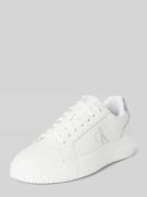 Sneakers met labeldetail