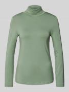 Slim fit colshirt met lange mouwen