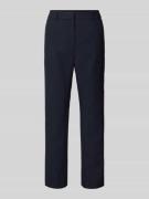 Stretch fit broek met persplooien, model 'FREDA'