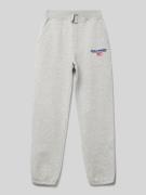 Sweatpants met labelstitching