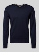 Gebreide pullover van scheerwol, model 'Baram'