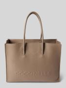 Shopper met structuurmotief, model 'MYRTHA'