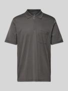 Regular fit poloshirt met borstzak