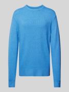 Regular fit gebreide pullover met ronde hals