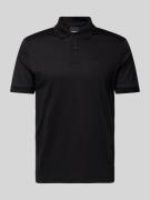 Slim fit poloshirt met korte knoopsluiting