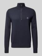 Gebreide pullover met labeldetail, model 'Kanobix'