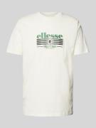 T-shirt met labelprint, model 'ELIESCA'