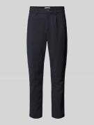 Regular fit stoffen broek met bandplooien, model 'Marc'