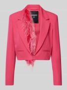 Korte blazer met haakjessluiting