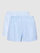 Boxershort met labelstitching in een set van 2 stuks