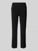 Regular fit stoffen broek met elastische band, model 'JENNY'