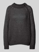 Gebreide pullover met ronde hals, model 'PARIDE'