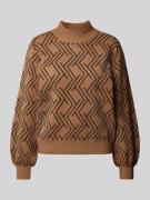 Pullover met geometrisch motief, model 'ANNY'