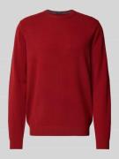 Gebreide pullover met ronde hals