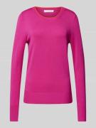 Gebreide pullover met ronde hals