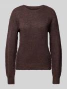 Gebreide pullover met ribboorden, model 'Festina'