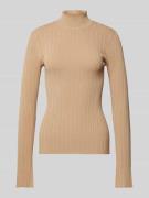 Gebreide pullover met opstaande kraag, model 'KYLIE'