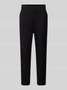 Sweatpants met labeldetail