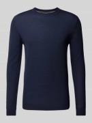 Gebreide pullover met ronde hals