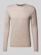 Gebreide pullover met ronde hals