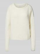 Gebreide pullover met ronde hals