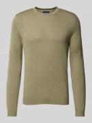 Gebreide pullover met ronde hals