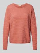 Gebreide pullover met ribboorden, model 'Dodo'