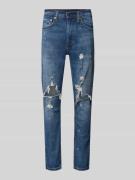 Slim fit jeans met labeldetail, model '515'