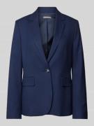 Regular fit blazer met reverskraag