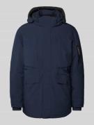 Regular fit parka met afneembare capuchon en waterafstotende functie