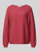 Gebreide pullover met ronde hals