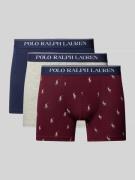 Boxershort met band met label in een set van 3 stuks