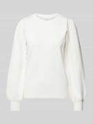 Gebreide pullover met pofmouwen, model 'Tamana Rachelle'