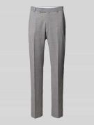 Slim fit pantalon met persplooien