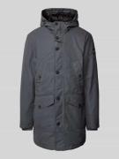 Regular fit parka met capuchon